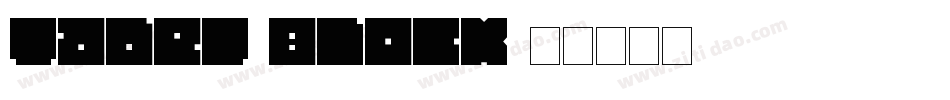Taber Block字体转换